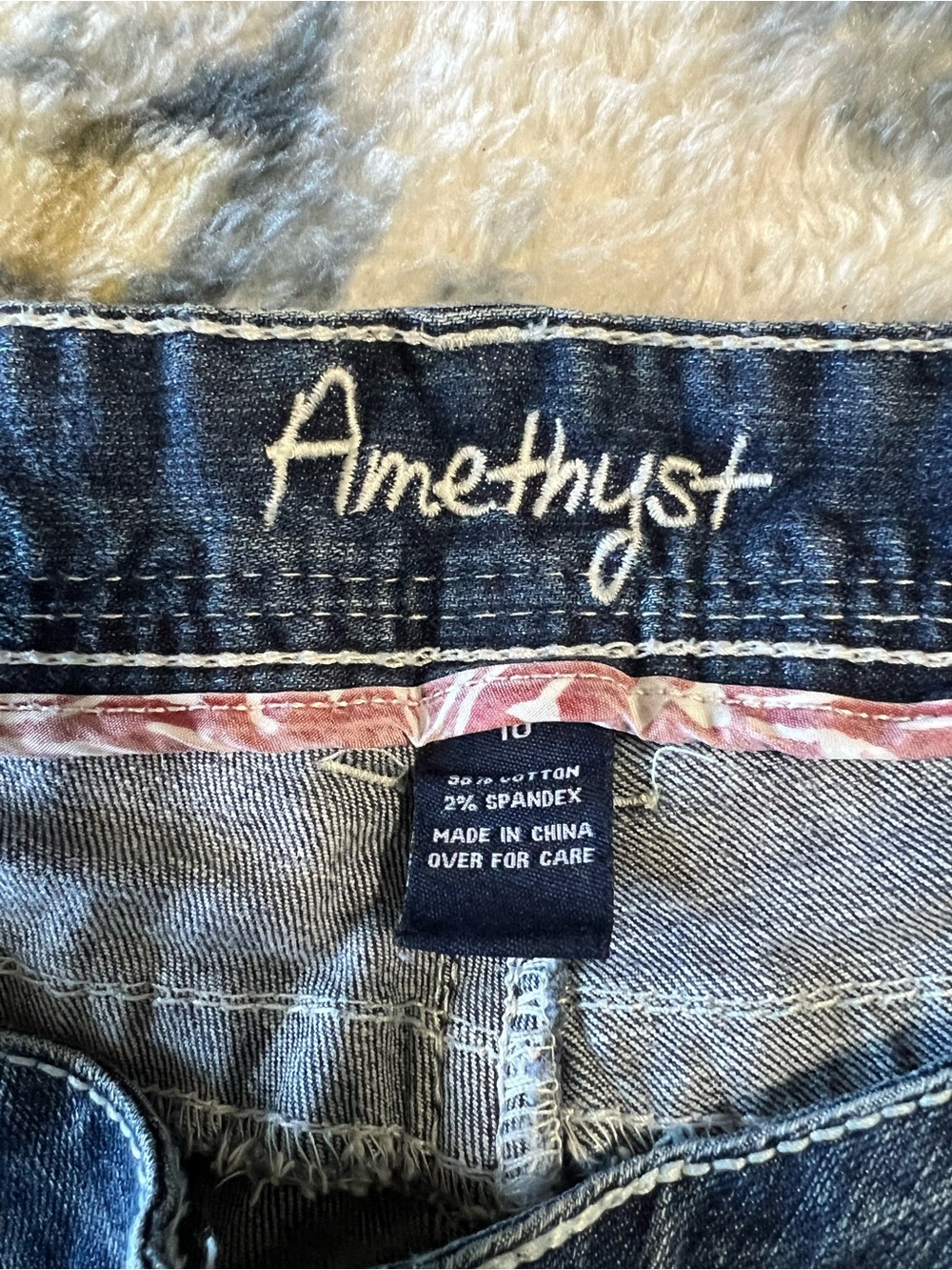 Amethyst Jeans Women's Blue Flare Jeans - Picture 2 of 7